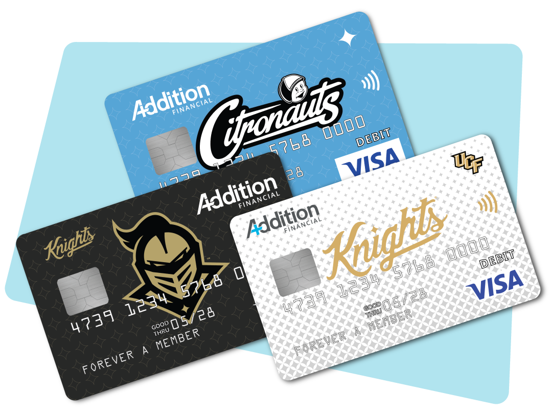 UCF debit cards - Knightro and Citronauts